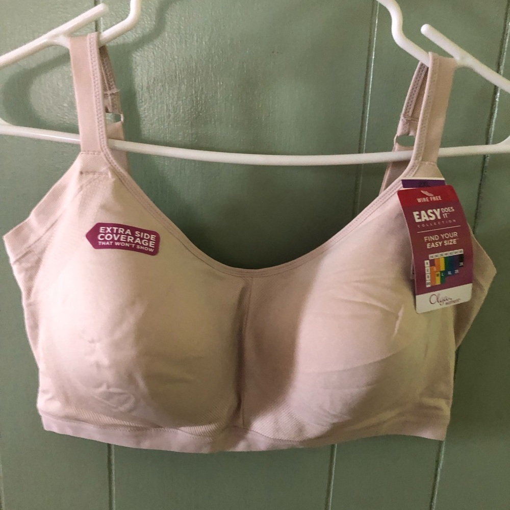 Olga Wire Free Bra. Easy does it collection 2X Nude NWT